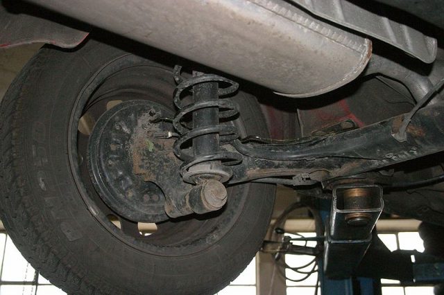 Torsion beam suspension